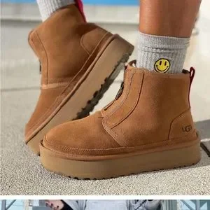 UGG | Shoes | Ugg Neumel Zip Platform Boots Size 8 | Poshmark